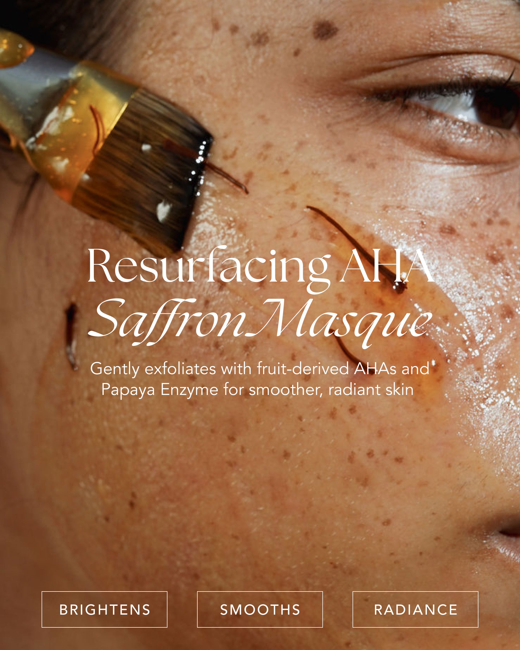 Resurfacing AHA Saffron Masque