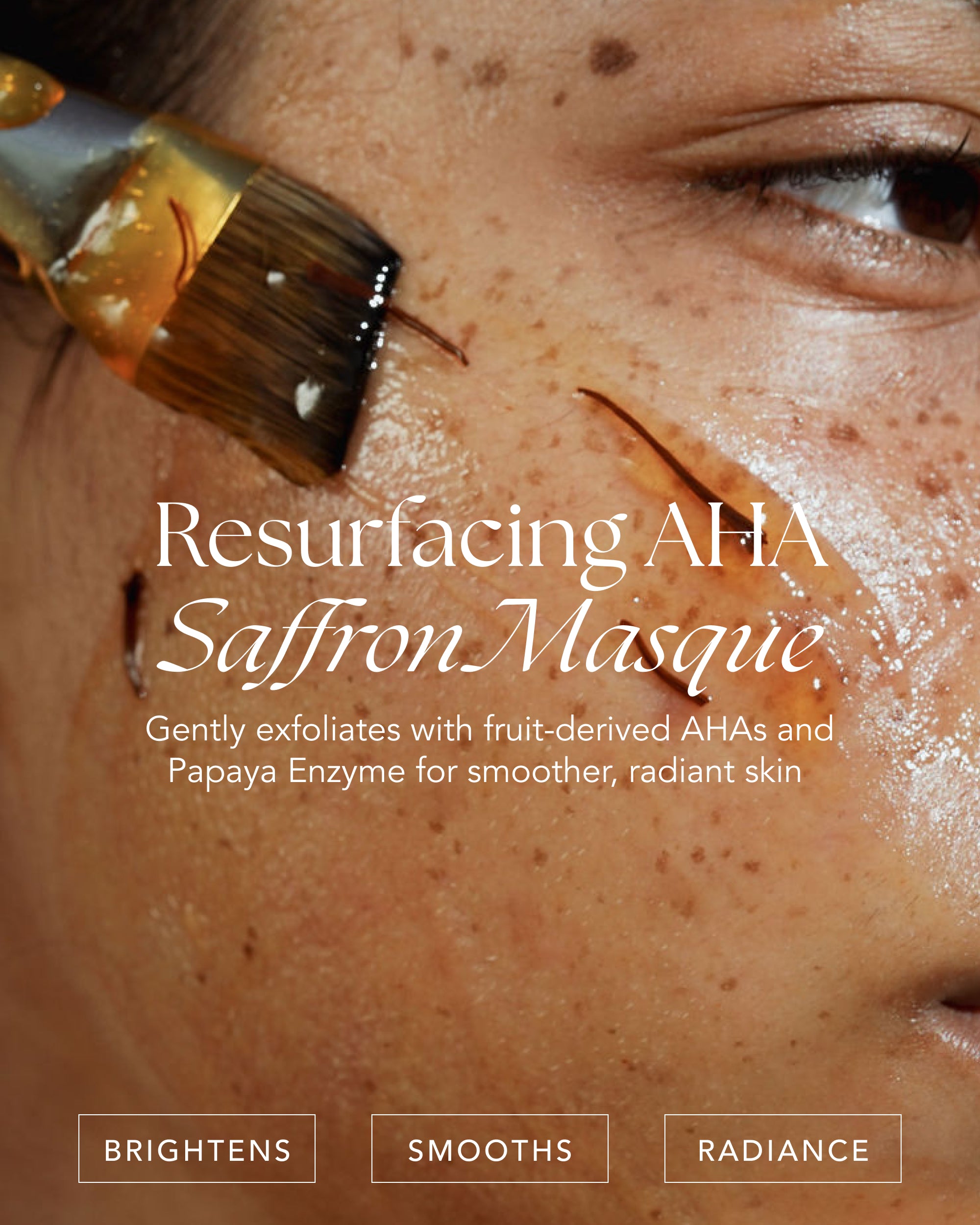 Resurfacing AHA Saffron Masque
