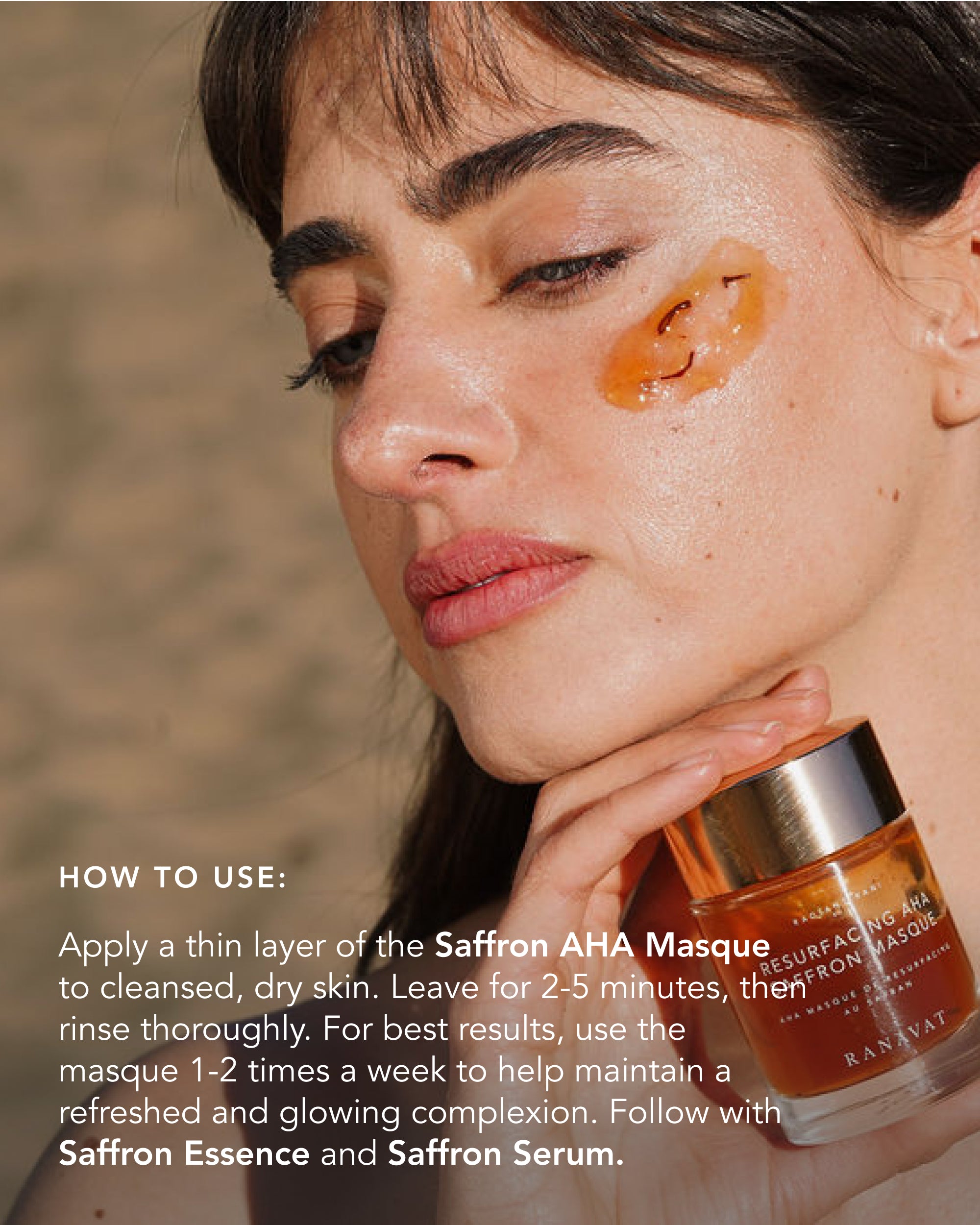 Resurfacing AHA Saffron Masque