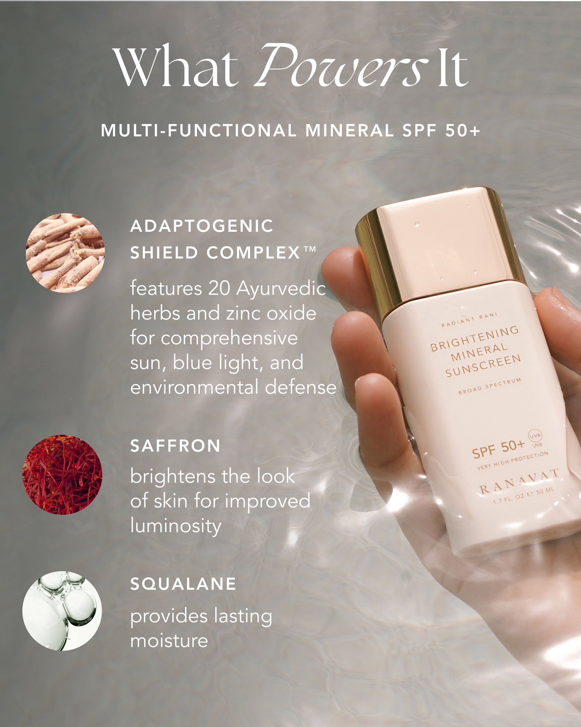 Brightening Mineral Sunscreen SPF 50+