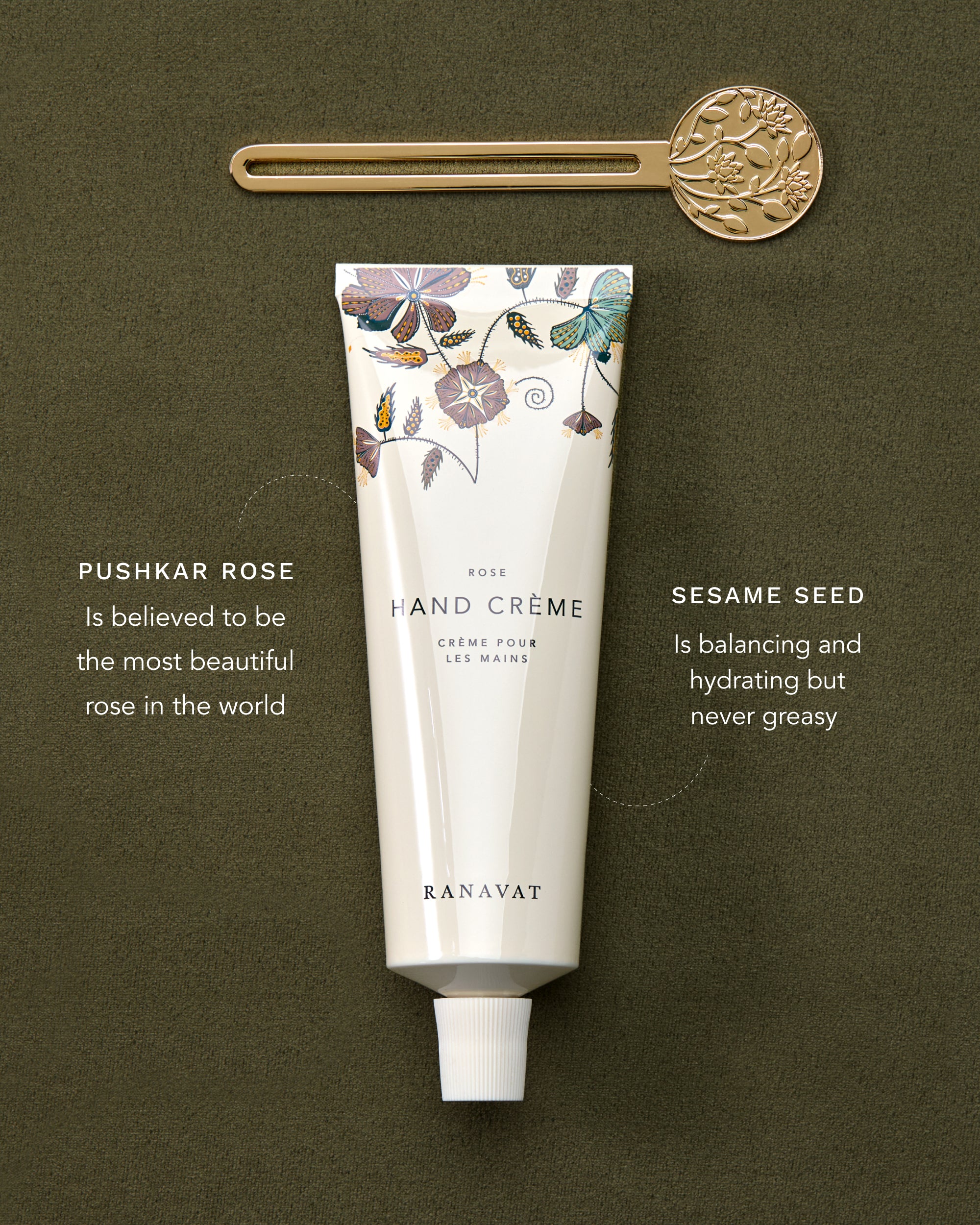 Restoring Hand Crème with rose