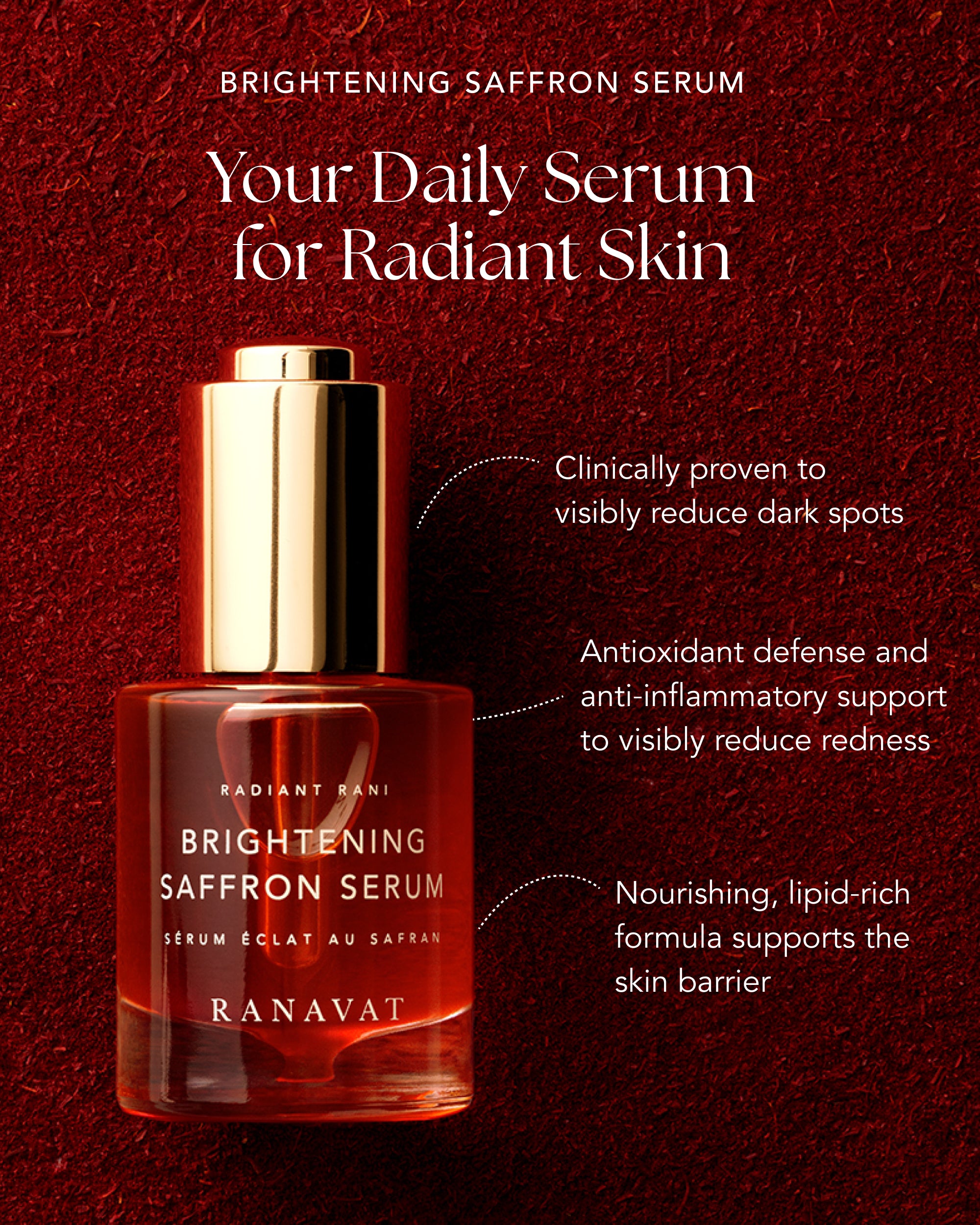 Brightening Saffron Serum