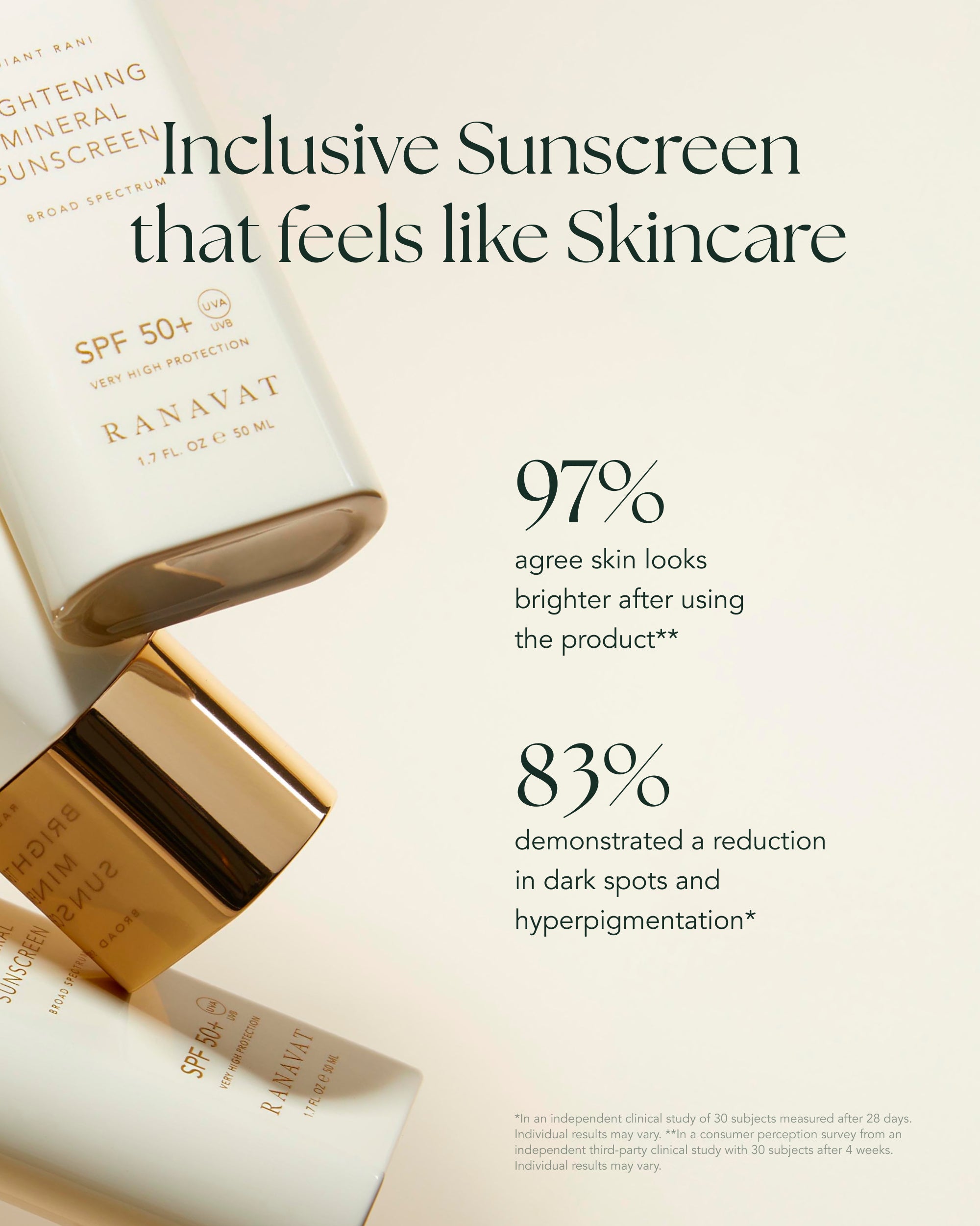 Brightening Mineral Sunscreen SPF 50+