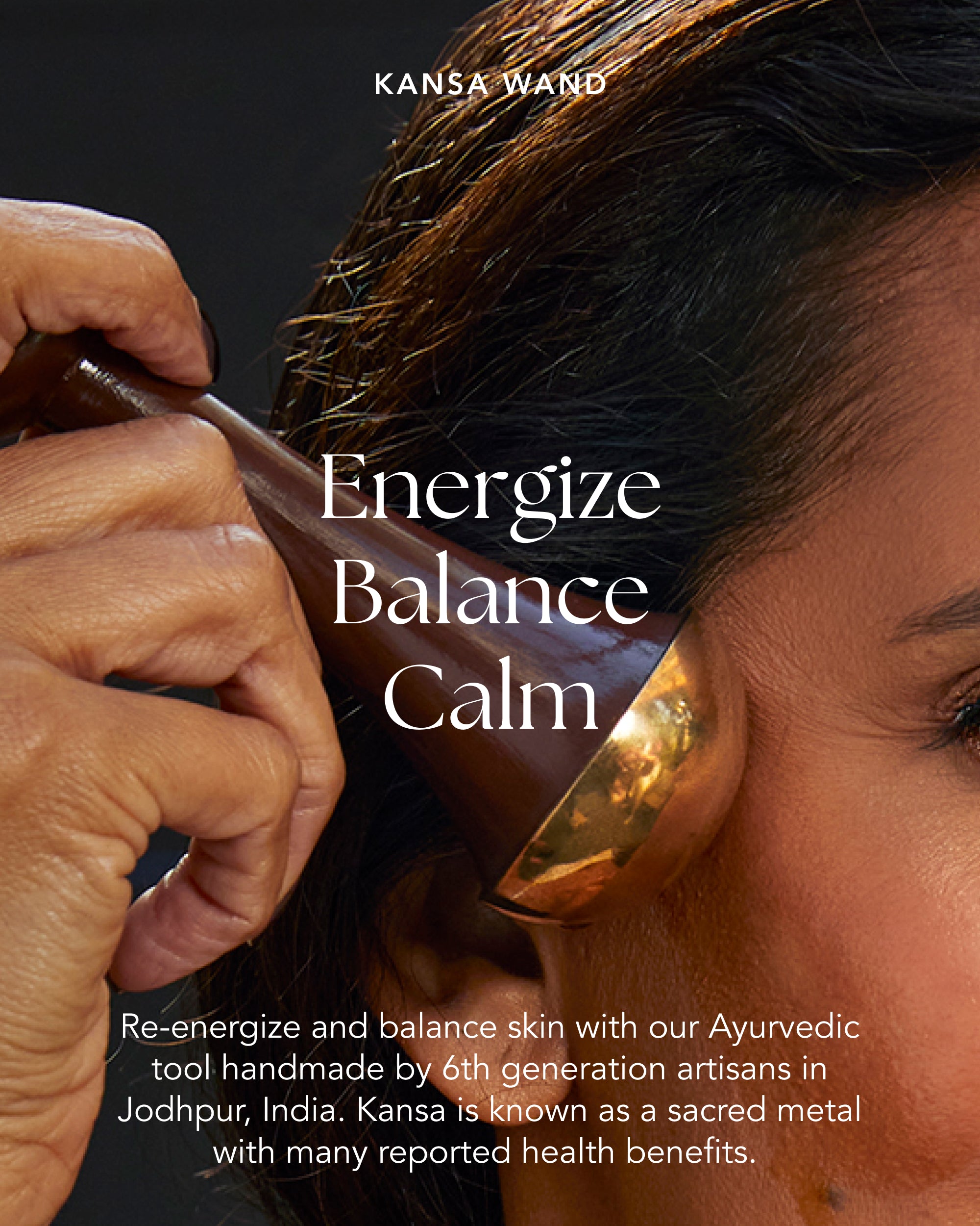 Kansa Wand: Detoxifying Facial Massage Tool