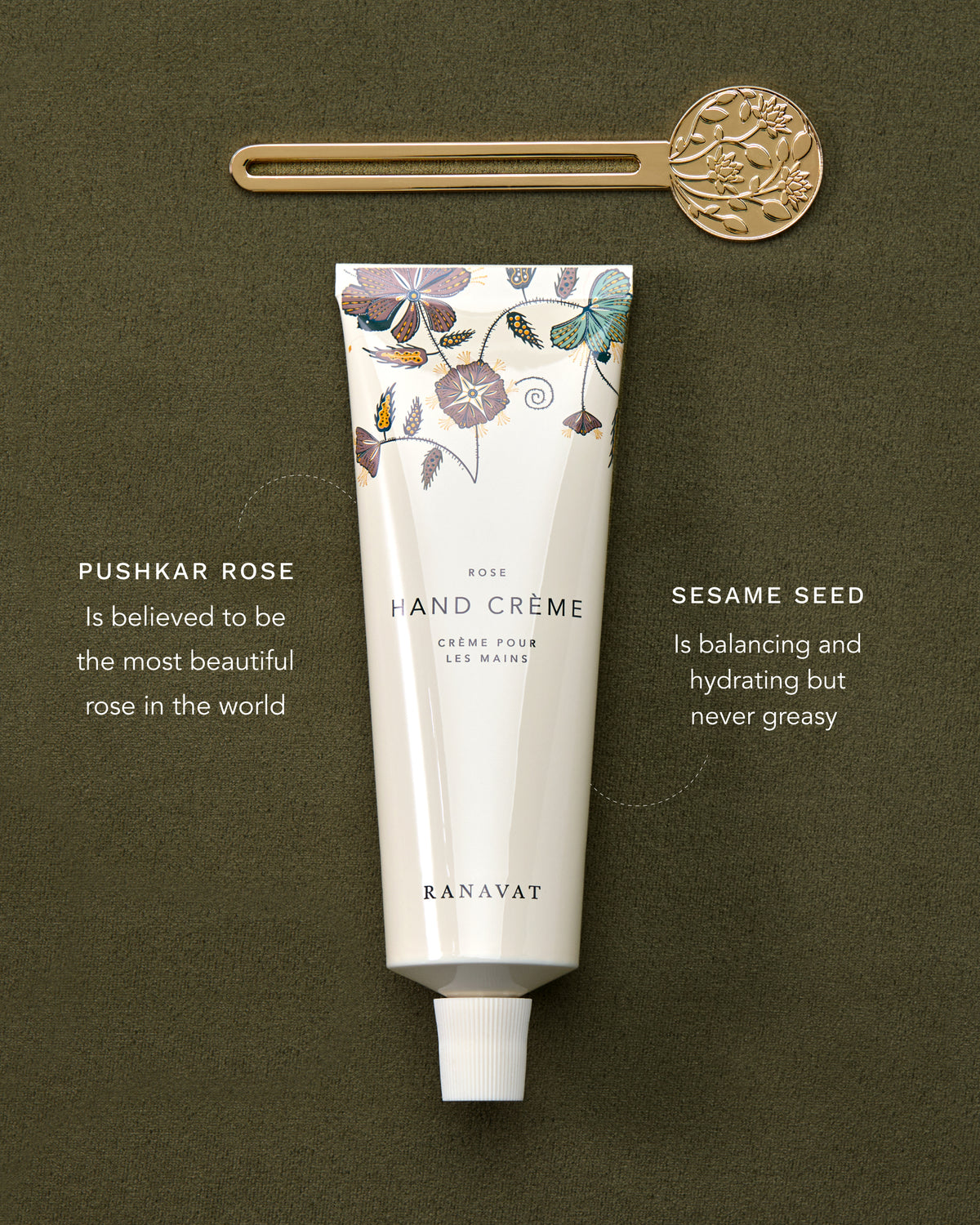 Restoring Hand Crème with rose