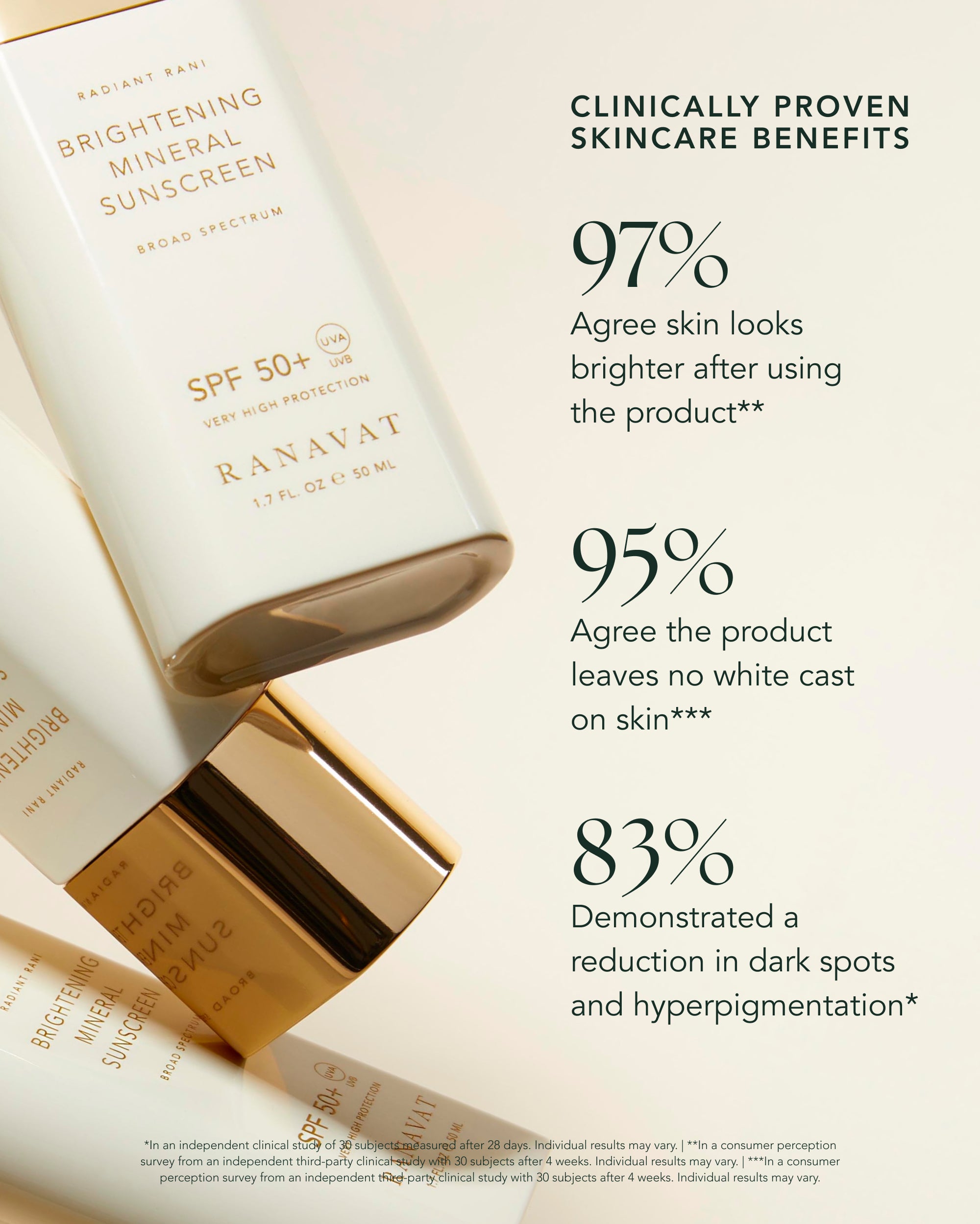 Brightening Mineral Sunscreen SPF 50+