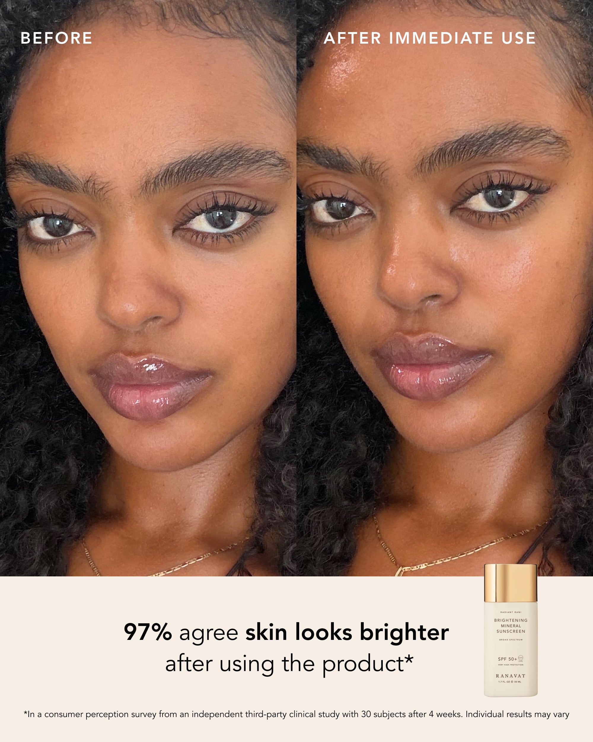 Brightening Mineral Sunscreen SPF 50+